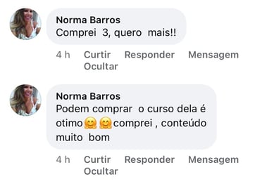 Depoimento de aluna sobre protocolos organizados